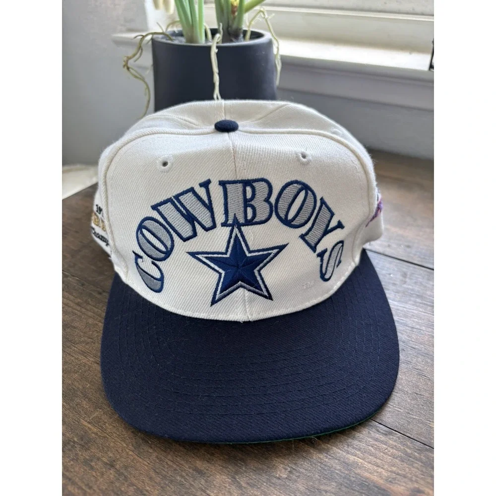 Vintage 90s Annco Dallas Cowboys NFL Super Bowl Champions Arch Snapback Hat